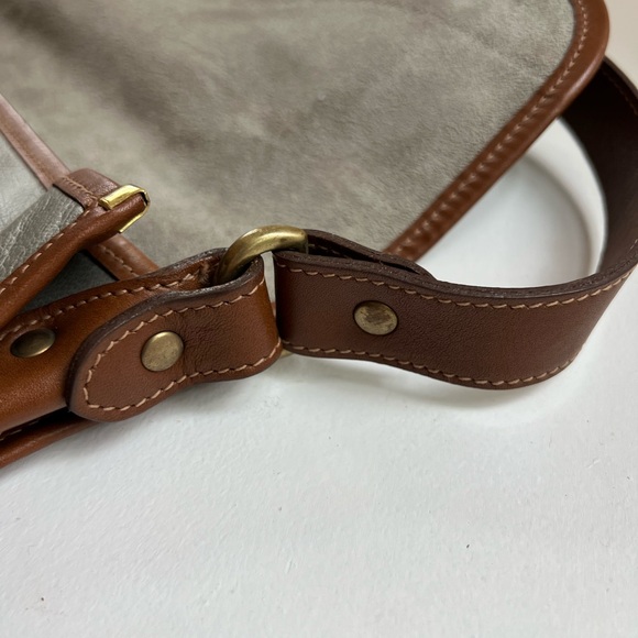 ICONIC Vintage Ghurka Original No 37 The Spectator Bag - grey and brown leather - Picture 7 of 16